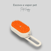 Escova a vapor pet 3 em 1 - Pata happy