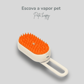 Escova a vapor pet 3 em 1 - Pata happy