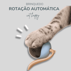 Brinquedo automático para pet com rotação automática