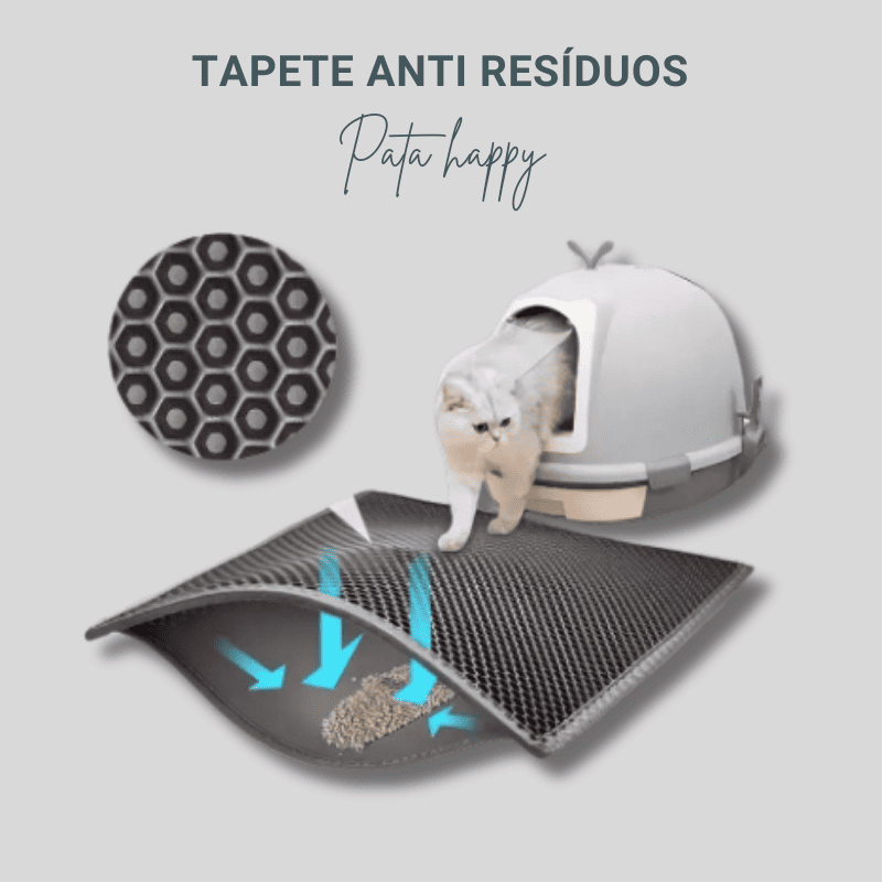 Tapete anti Resíduos - Pata happy